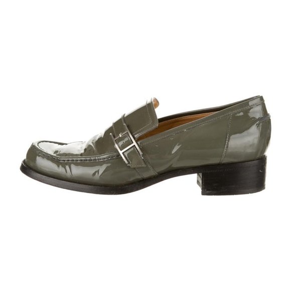 HERMÈS SIZE 38 LOAFERS - Picture 1 of 6